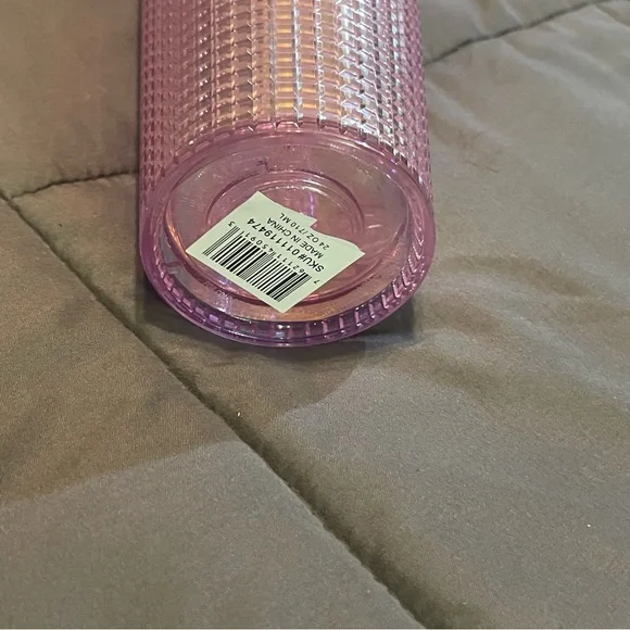 Pink Iridescent Disco Grid Tumbler - Picture 4 of 4